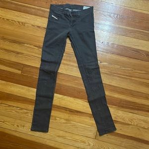 Diesel jeans - slim and low rise - no front pockets